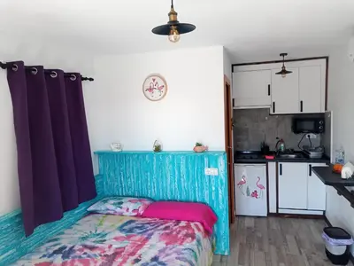 Una cocina o zona de cocina en Cortijo Los Flamencos