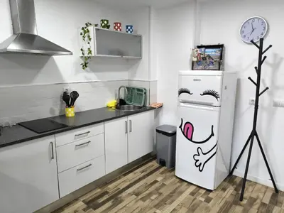 Una cocina o zona de cocina en La Burbuja