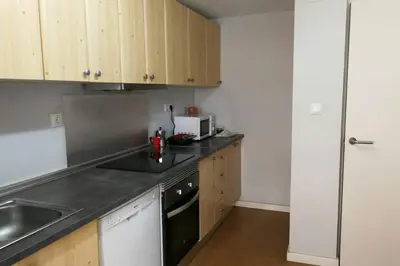 Una cocina o zona de cocina en ese&uve alojamientos