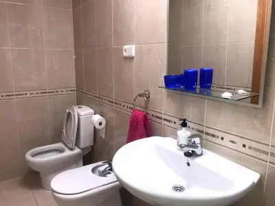 Un baño de Apartamento en pleno Parque Natural Cabo de Gata, Isleta del Moro