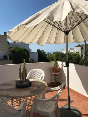 Un patio o zona al aire libre en Casa la Parata