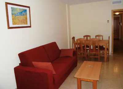Zona de estar de Apartamentos Cibeles