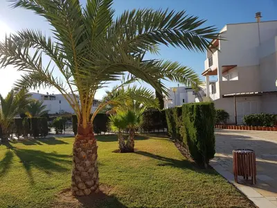 Jardín al aire libre en Duplex extraordinario naturista en Vera Playa!