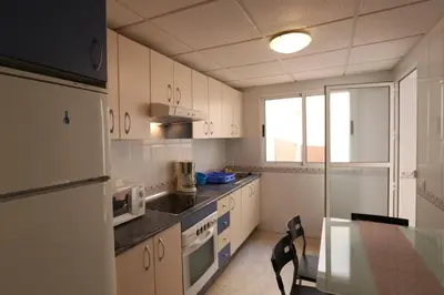 Una cocina o zona de cocina en Casa Azul