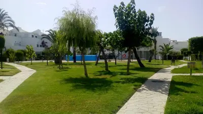 Jardín al aire libre en Apartamento en Las Marinas Vera