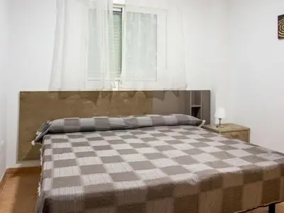 Cama o camas de una habitación en Apartment in Garrucha near Sea Beach