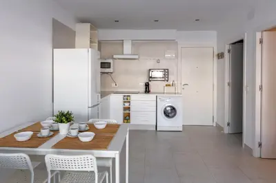 Una cocina o zona de cocina en Mariam Mojácar Apartment