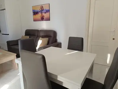 Zona de estar de Vera Natura Apartamento Sara