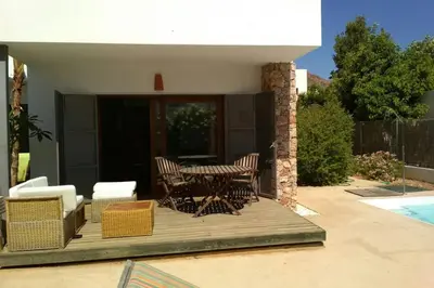 Un patio o zona al aire libre en Casa Esparto