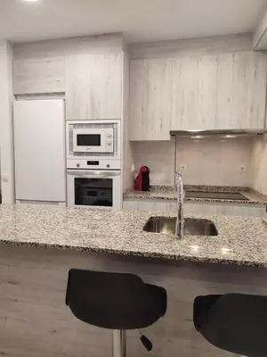 Una cocina o zona de cocina en Costa de Almería Loft Las Sirenas