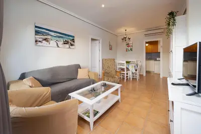Zona de estar de Homes of Spain, Al Andalus Residencial Apartamento P bajo con WIFI
