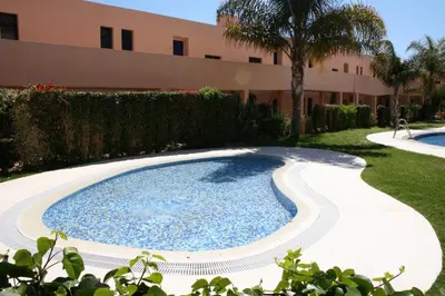 Piscina en o cerca de Homes of Spain, Atalaya de Mojacar, Apartamento 3 dormitorios con vistas al mar y WIFI