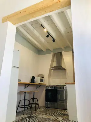 Una cocina o zona de cocina en Damajuana