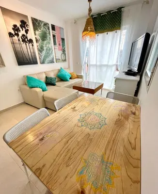 Zona de estar de Casa Natuka - Vera Beach Relax