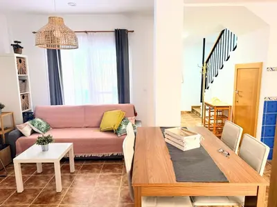 Zona de estar de Villa Laguna - your duplex in the sun!