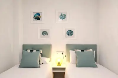 Cama o camas de una habitación en Ático Los Flamingos. Exclusive terrace with views