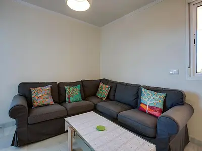 Zona de estar de Beachside Apartment with Pool