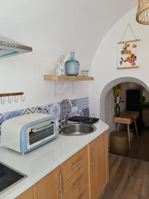 Una cocina o zona de cocina en White Fish Mojacar