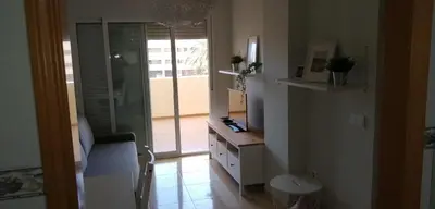 Una cocina o zona de cocina en RESIDENCIAL LAS PALMERAS