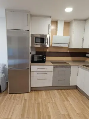 Una cocina o zona de cocina en Vera Natura, Apartamento Alma