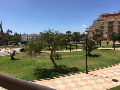 Jardín al aire libre en APARTAMENTO LAS PALMERILLAS-RESIDENCIAL TORREQUEBRADA