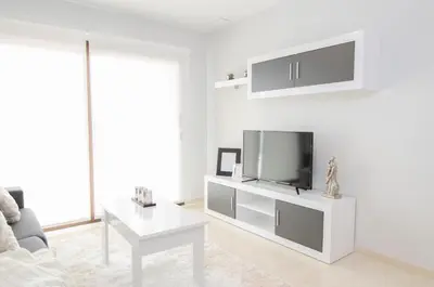 Una televisión o centro de entretenimiento en Mar de Pulpí Costa de Almeria by Mar Holidays