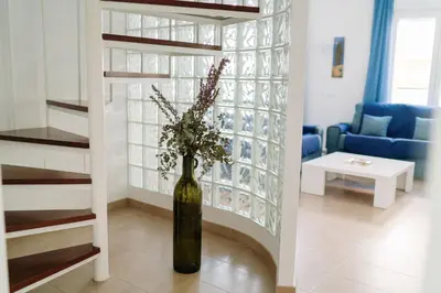 Zona de estar de Apartamentos Delamar