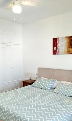 Cama o camas de una habitación en Casa Atardeceres Mágicos