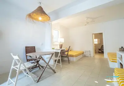 Zona de estar de Casa AMARILLA