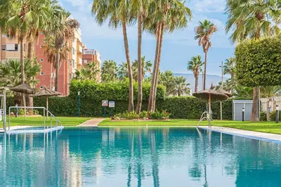 Piscina en o cerca de Casa Playa Roquetas