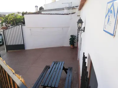 Un balcón o terraza de Casa Cueva EL ZAGAL