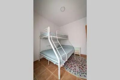 Cama o camas de una habitación en Apartamento relajante con vistas al atardecer en Águilas