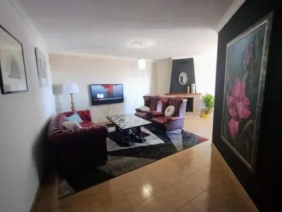 Una televisión o centro de entretenimiento en Casa Arte de Sorvilan