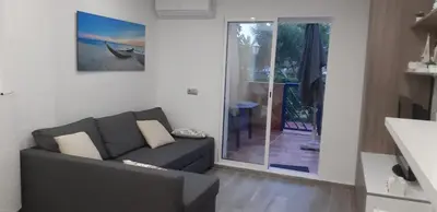 Zona de estar de Estudio PREMIUM Vera Playa Naturista