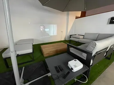 Una televisión o centro de entretenimiento en Bajo Cañada Aguilar, Mojácar Playa