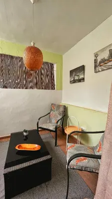 Zona de estar de La Pita Beach house