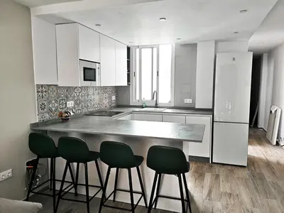 Una cocina o zona de cocina en Apartamento a 1 MINUTO de la playa en GARRUCHA