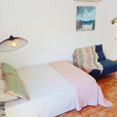 Cama o camas de una habitación en Agua Amarga Design