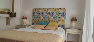 Cama o camas de una habitación en Bahía de Vera - Apartamento Naturista con 3 piscinas junto a playa