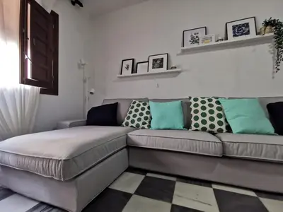 Zona de estar de Casa de la Parra
