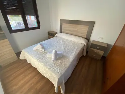 Cama o camas de una habitación en Alojamiento rural RISMAR
