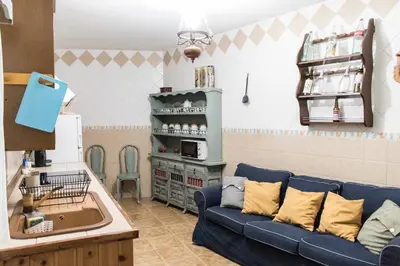 Una cocina o zona de cocina en Casa Cueva Picoesquina