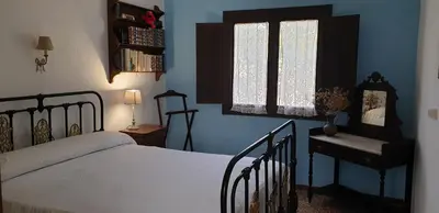 Cama o camas de una habitación en El Molino de arriba