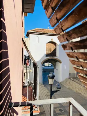 Un balcón o terraza de La Fonda del Arco