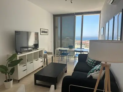 Una televisión o centro de entretenimiento en Carboneras - Holidays Time