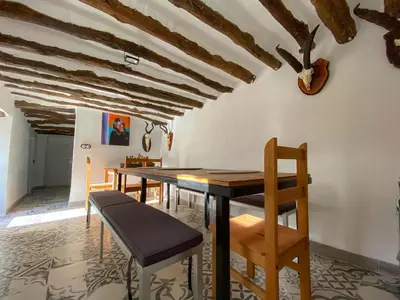 Una cocina o zona de cocina en Casa rural La Hidalga