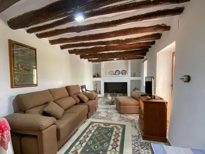 Zona de estar de Casa rural La Hidalga