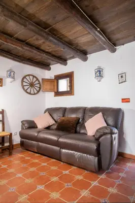 Zona de estar de Molino de Santa Águeda