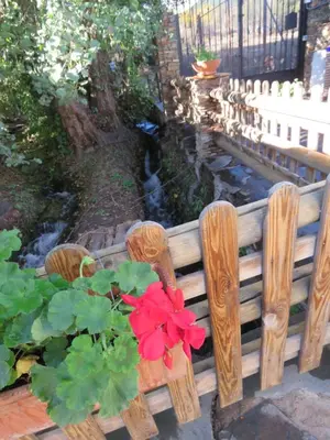 Jardín al aire libre en Molino de Santa Águeda