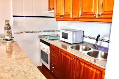 Una cocina o zona de cocina en Apartamento en la almadraba de Cabo de Gata